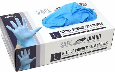 Safe Guard Nitrile Powder Free Gloves